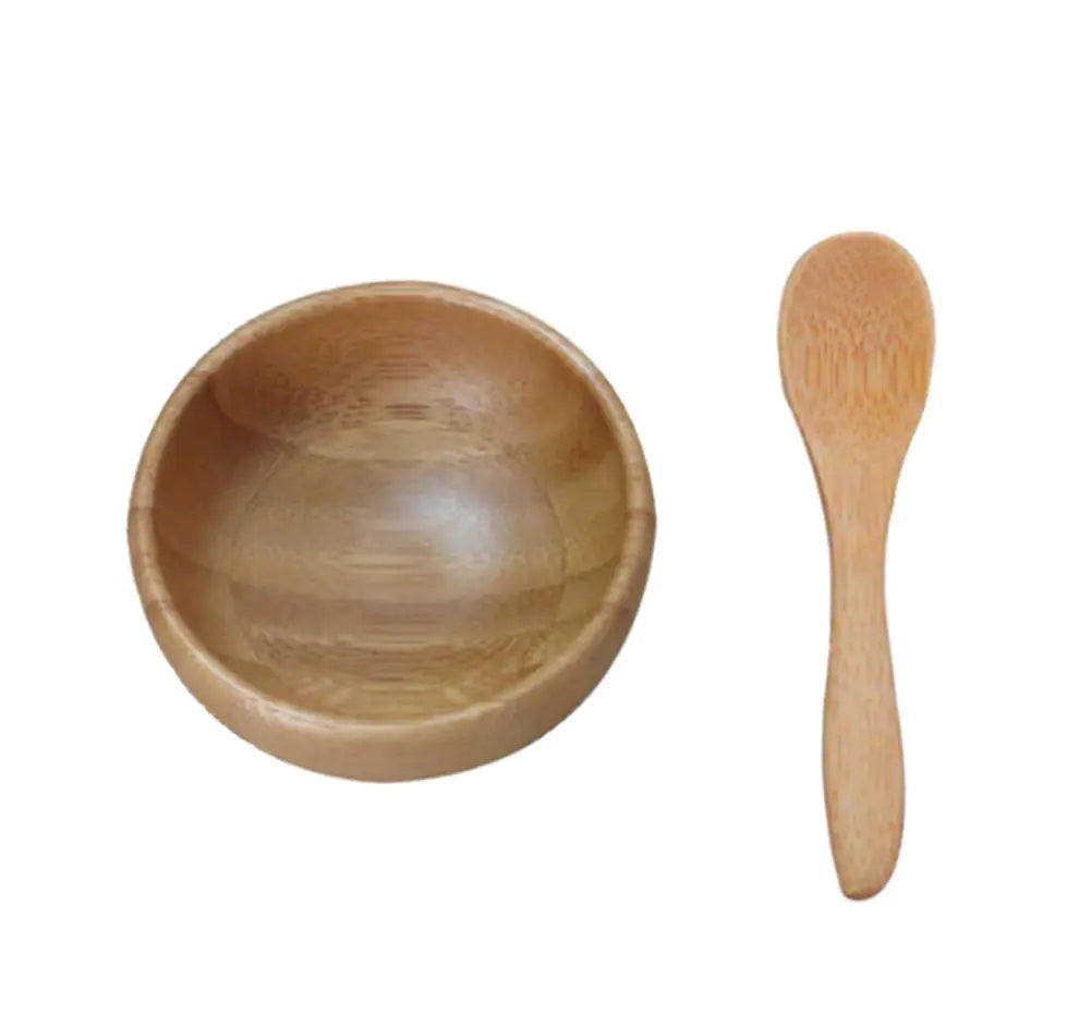 Facial Skin Care Bamboo Mask Mixing Bowl Stick Kit