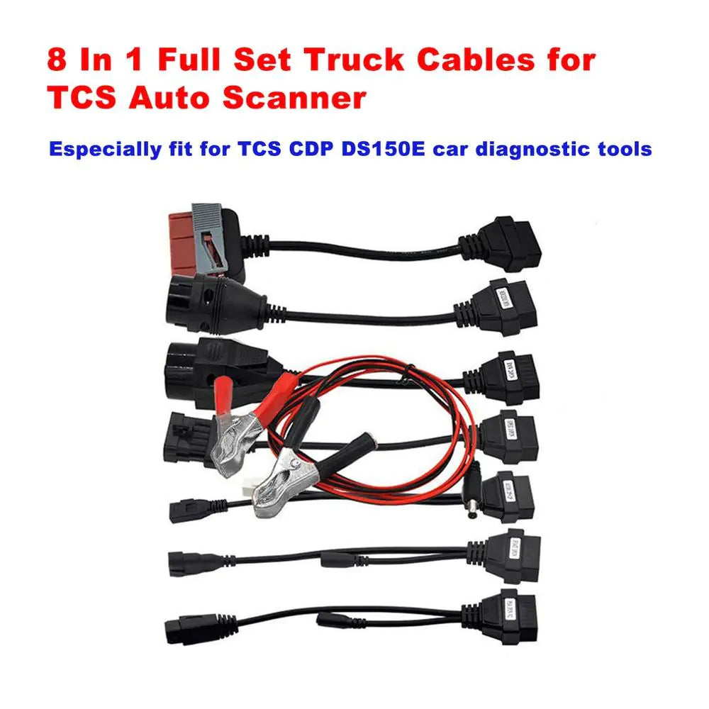 8-in-1 Car Cables for DS150E TCS CDP