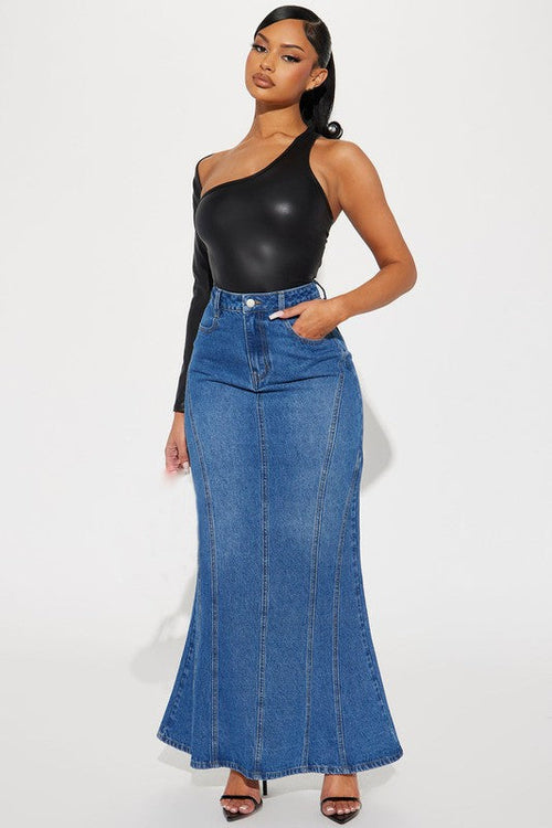 WOMEN FASHION DENIM MAXI Dress