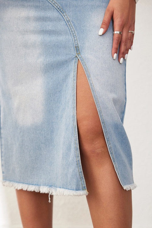 WOMEN FASHION DENIM SKIRT