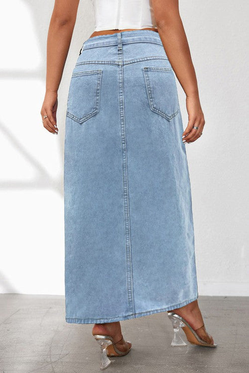 WOMEN FASHION DENIM SKIRT