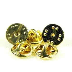 Metal Butterfly Pin Backings - 20 Pack