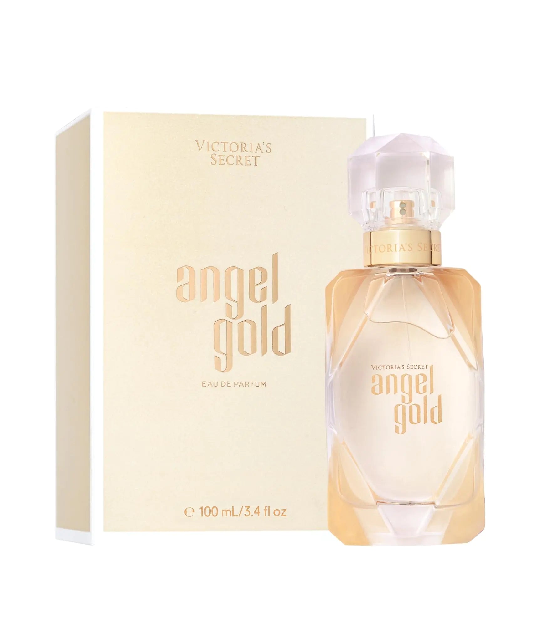 Victorias Secret Angel Gold Eau de Parfum Notes of Sparkling Bergamot Gardenia & Musk Perfumes for Women (3.4 oz)