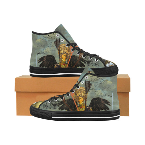 THE YOUNG KING ALT. 2 II Men's All Over Print Canvas Sneakers