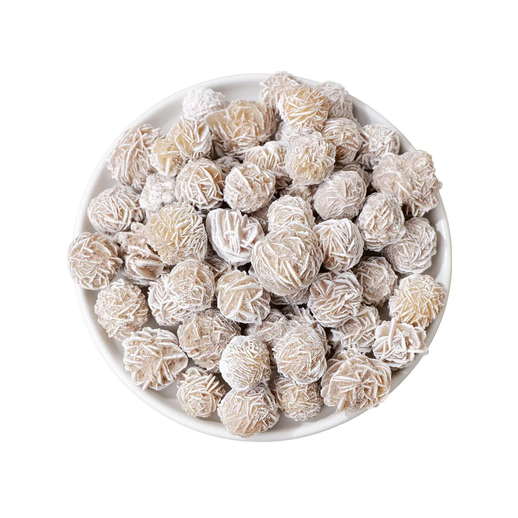 Apengshi 0.97lb Natural Desert Rose Selenite Crystal Rough Raw Stone Mineral Specimen Reiki Collection Energy Stone Home Decoration