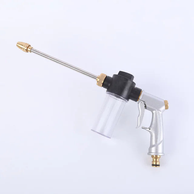 High-Pressure Car Wash Gun with Foam Nozzle and Hose