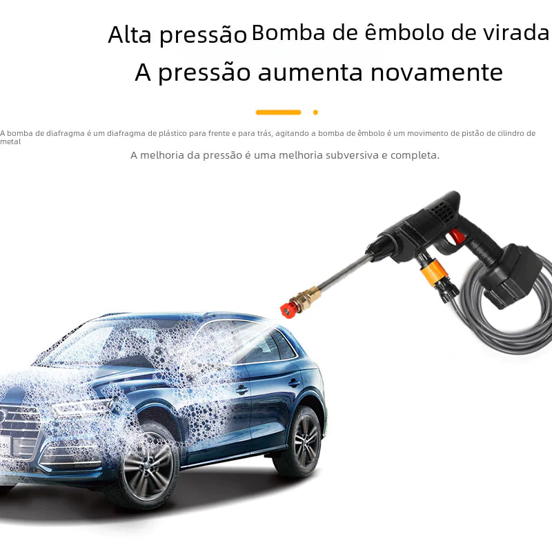 Portable Wireless High-Pressure Car Wash Gun