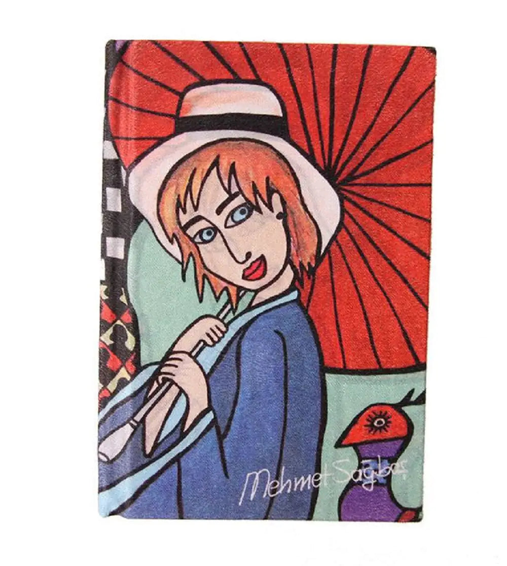 BiggDesign Girl with Umbrella Notebook 14x20 cm