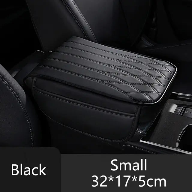 Universal Leather Memory Foam Car Armrest Cushion Support