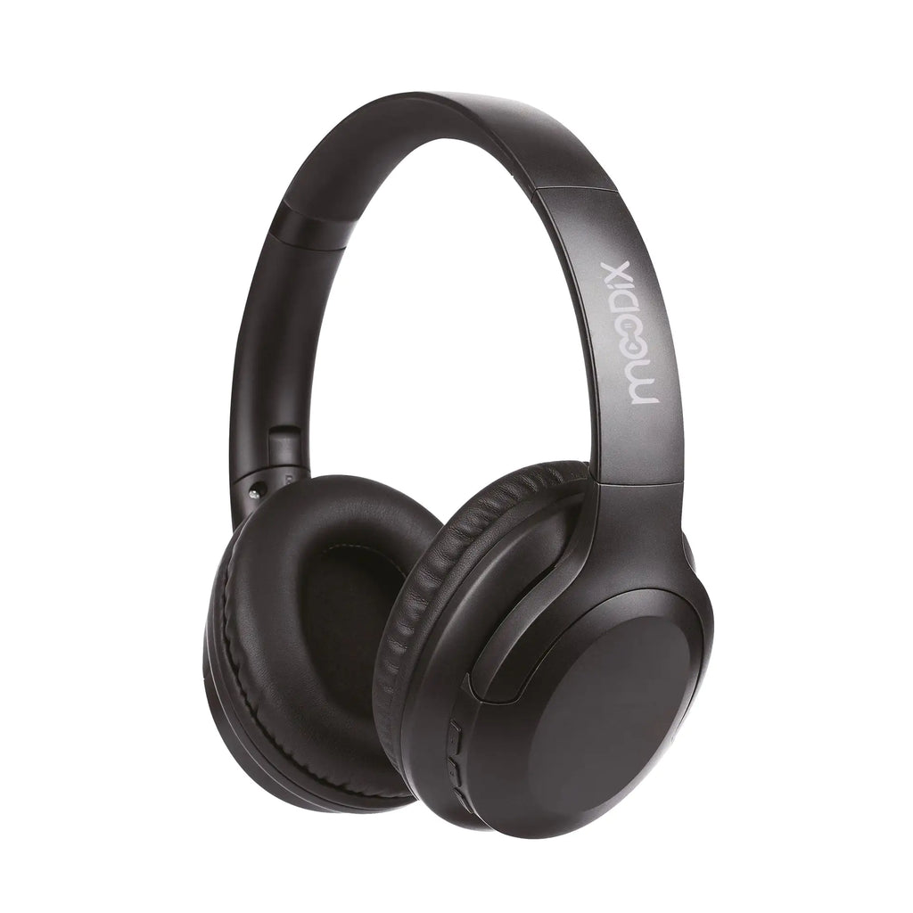 Moodix Bluetooth On-Ear Headphones, Black