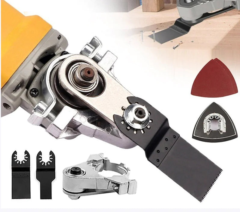 Universal Angle Grinder Conversion Head for Woodworking