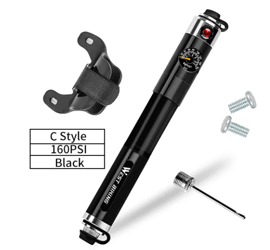 WEST BIKING Handheld Bicycle Pump