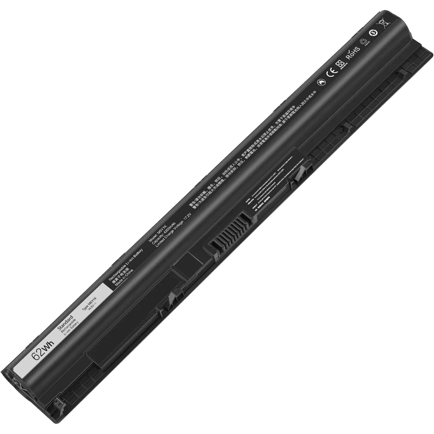 RUEMIU 62Wh M5Y1K Laptop Battery Replacement for for Dell Inspiron 14 15 17 5000 3000 Series 5559 5558 3551 3451 3558 i3558 3567 5755 5756 5458 5759 5758 5759 WKRJ2 HD4J0 GXVJ3 07G07 6YFVW K185W