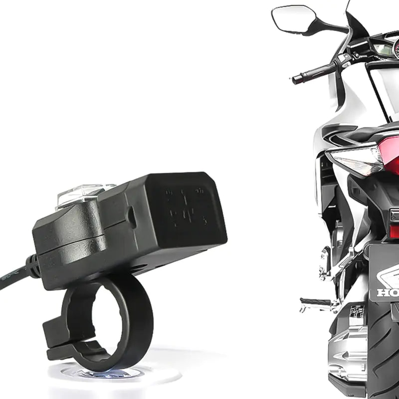 New Motorcycle Dual USB Phone Charger with Waterproof Design