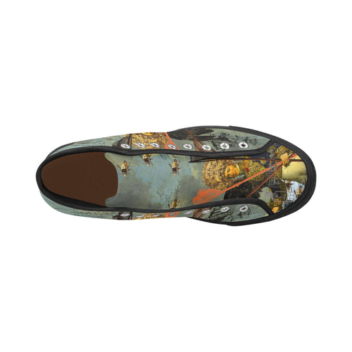 THE YOUNG KING ALT. 2 II Men's All Over Print Canvas Sneakers