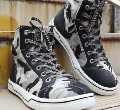 Men's Motorcycle Casual Riding Short Boots