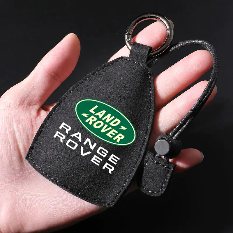 Factory Direct Faux Suede Car Key Case with Custom Logo