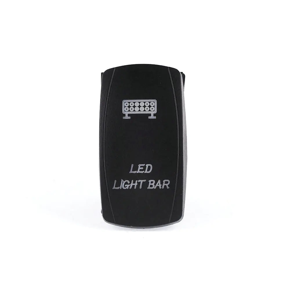 LED Waterproof Button with Dual Lights for Cars