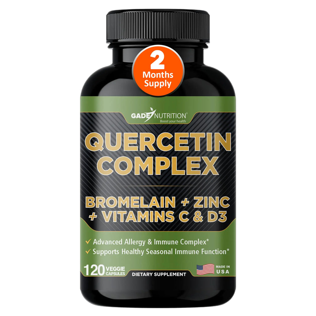 Organic quercetin Quercetin with Bromelain quercetin supplements 500mg quercetin with vitamin c and zinc Bioflavonoids for Healthy Immune Support vitamin d3 zinc quercetin Third Party Tested.
