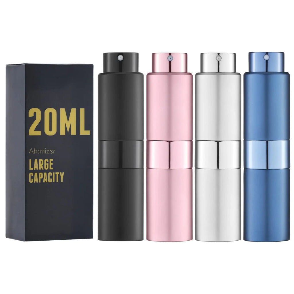 20ML Perfume Atomizer 4PCS Travel Cologne Spray Bottle Mini Empty Sprayer Dispenser