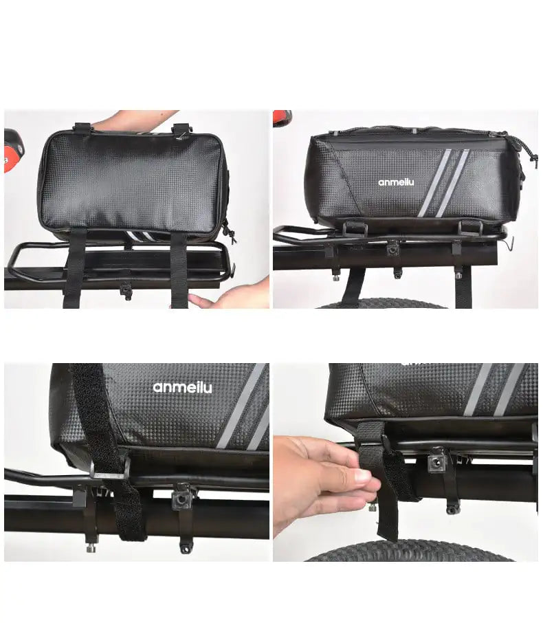 Mini Electric Bike Waterproof Folding Tail Bag