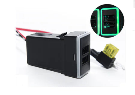 Dual USB Car Charger QC3.0 for Honda Models