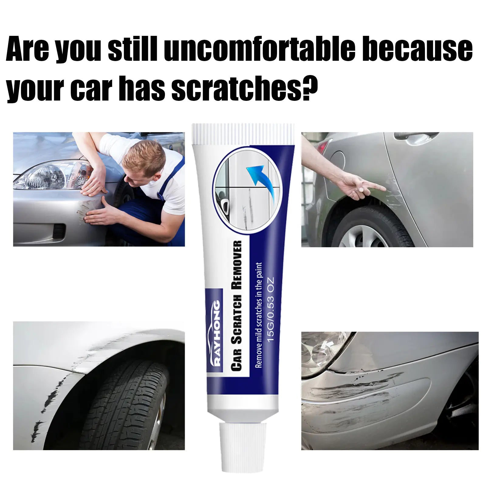 Car Scratch Remover and Polishing Wax