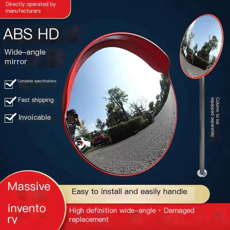 HD Wide Angle Convex Mirror for Traffic Safety