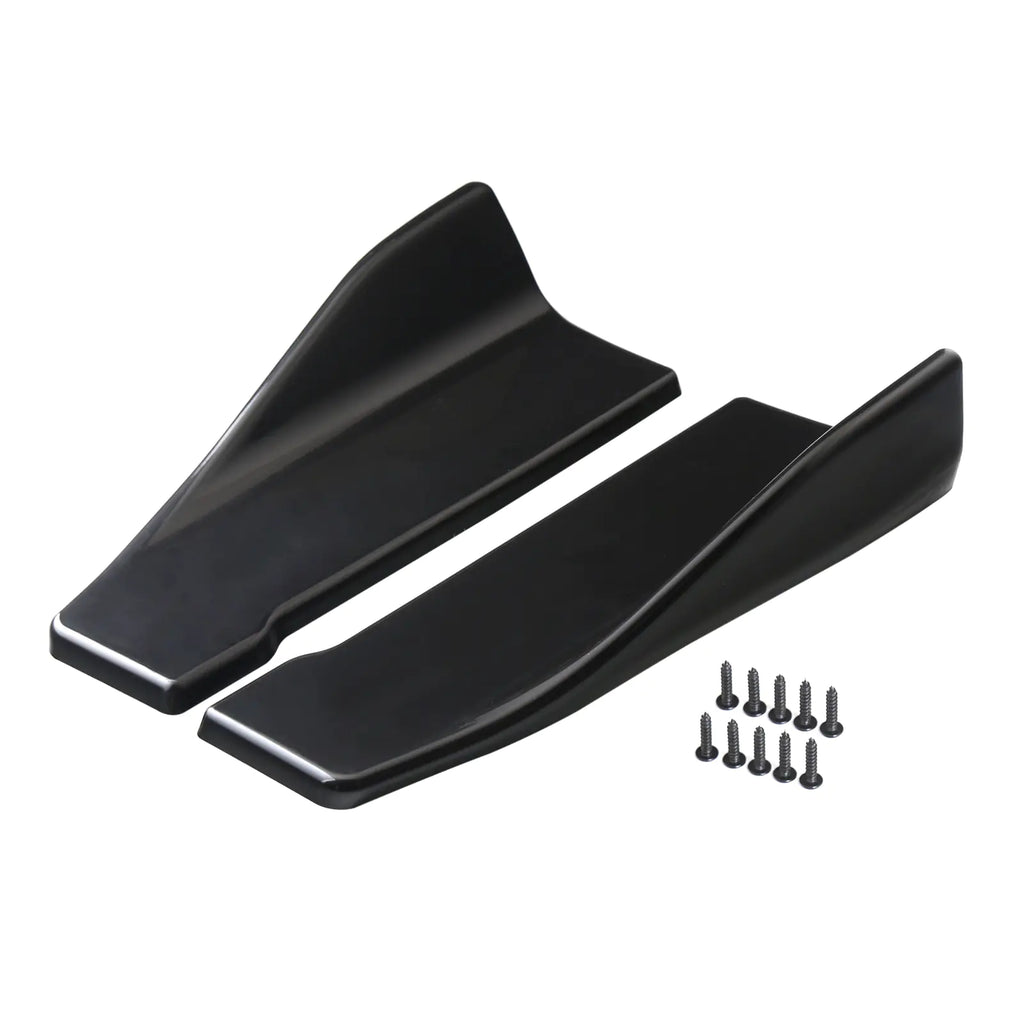 Universal Car Rear Bumper Protector - 48CM Glossy Black