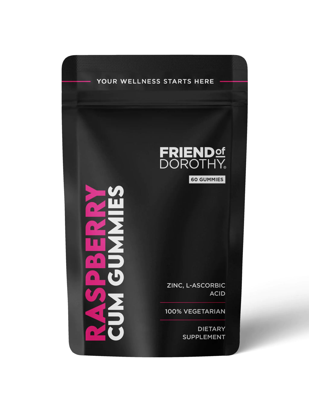 Raspberry C*M Gummies – Improves Sperm Volume and Load – Semen Volume Supplement – 60 Capsules in tub - 100% Vegetarian