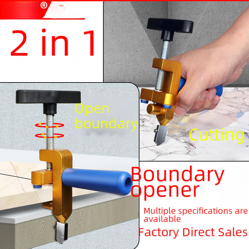 Integrated Glass Cutter for Tiles and Ceramics