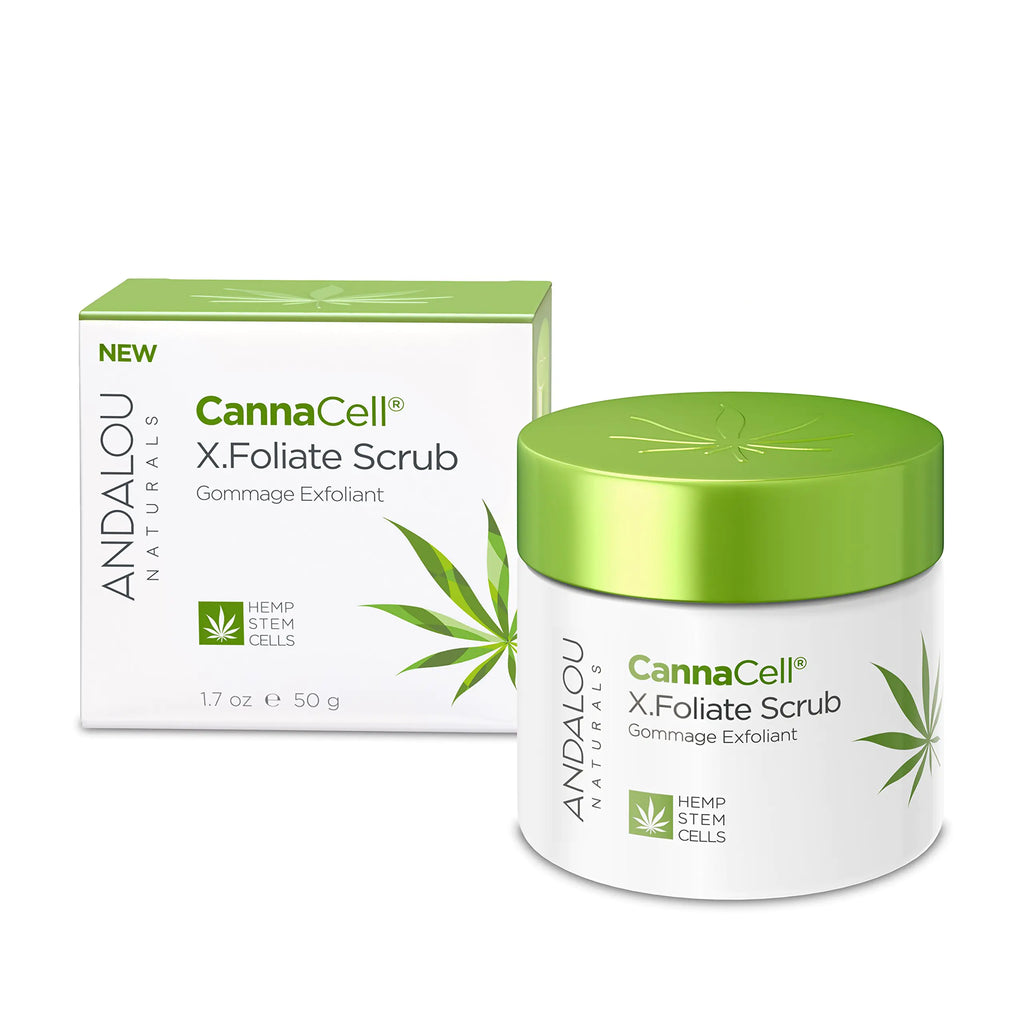 Andalou Naturals CannaCell X.Foliate Scrub 1.7 Ounces
