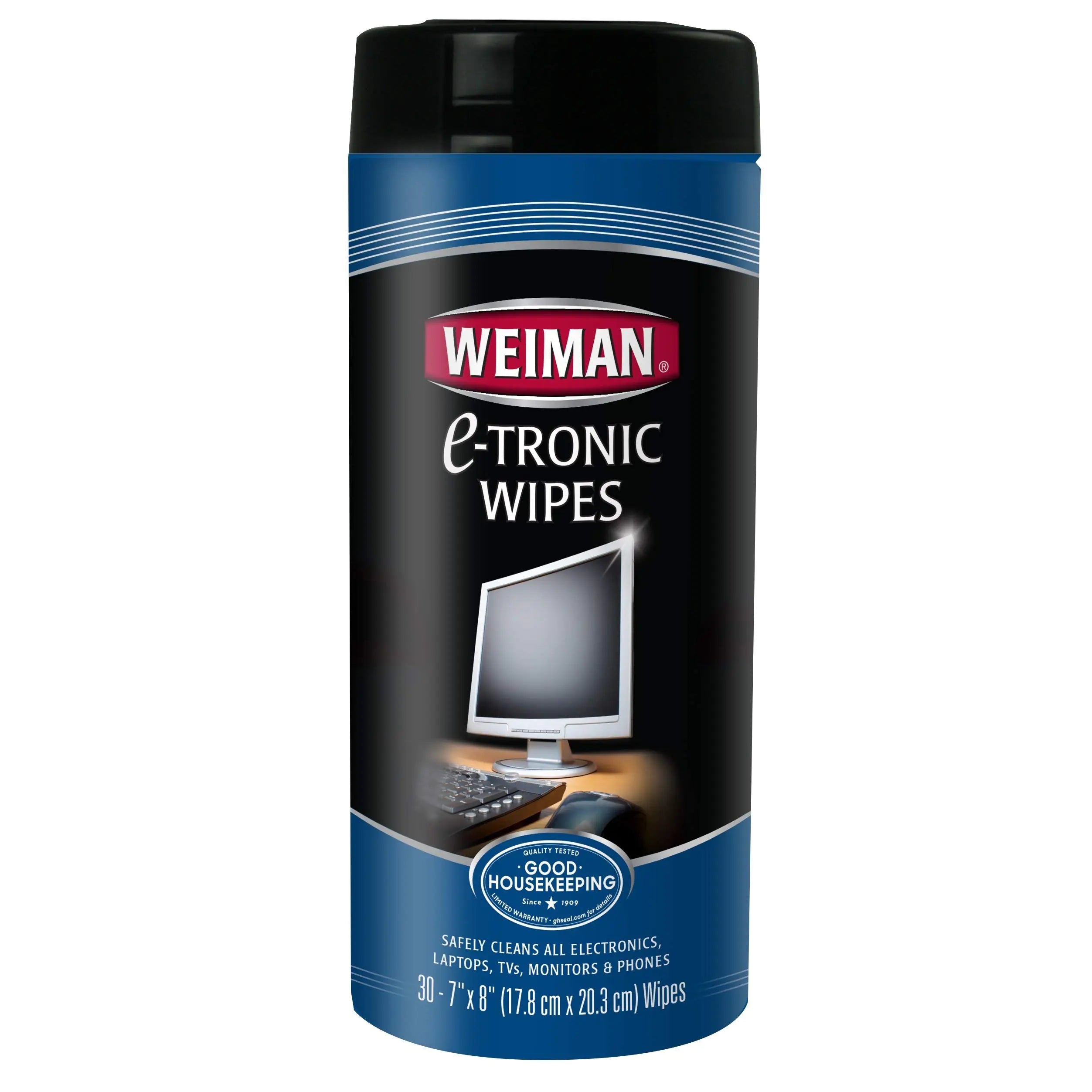 Weiman Electronic Wipes Canister 30 Count (Pack of 2)