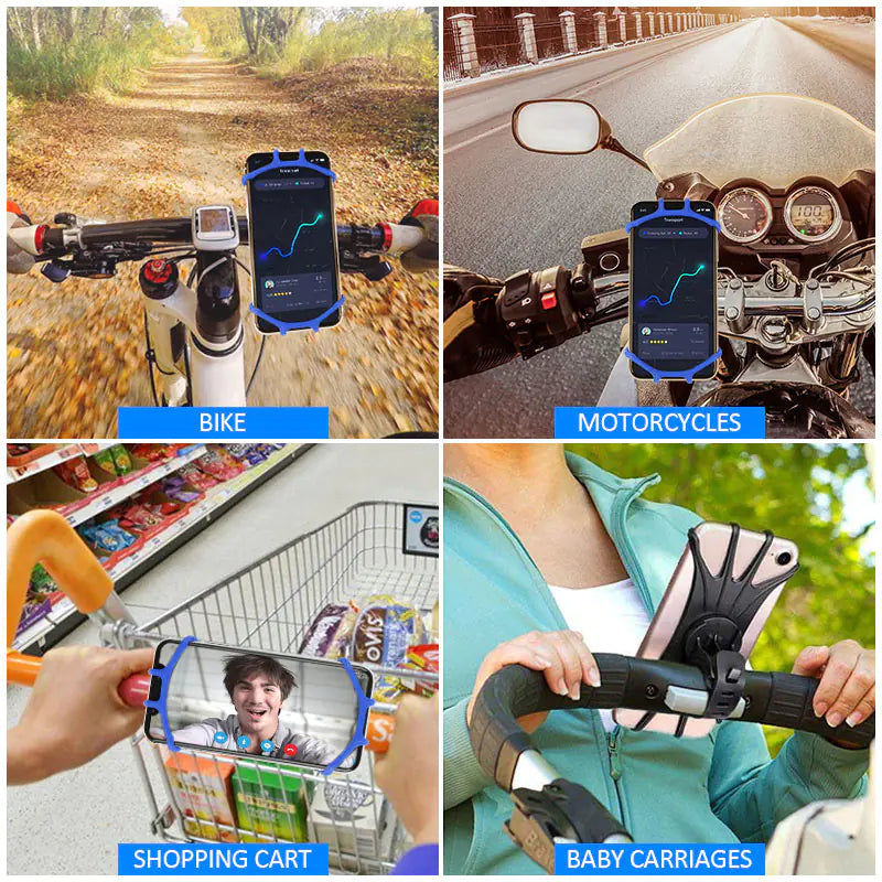 RYRA Universal Bicycle Phone Holder Silicone Mount
