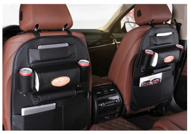Car Seat Storage Bag with Hanging Organizer Pocket