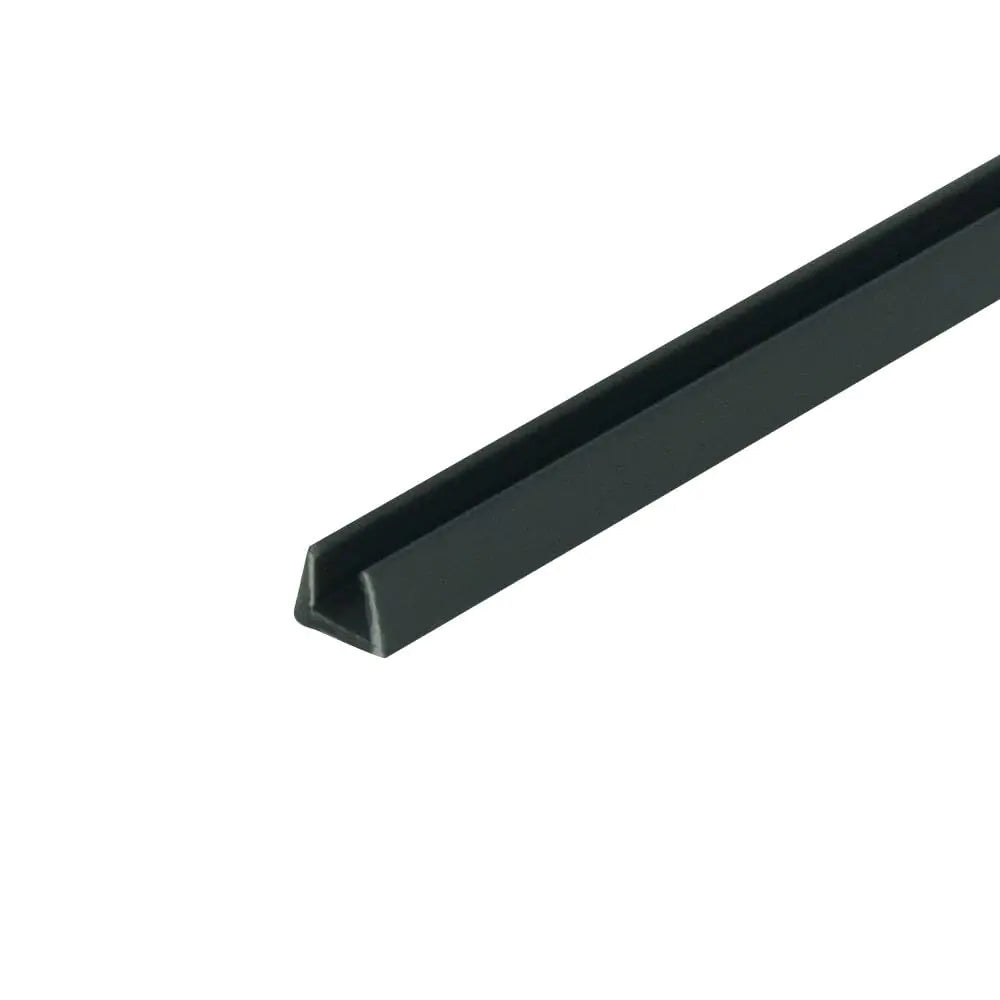 Outwater Plastics Black 3/16 Styrene Plastic U-Channel/C-Channel 36 Inch Lengths (Pack of 4)