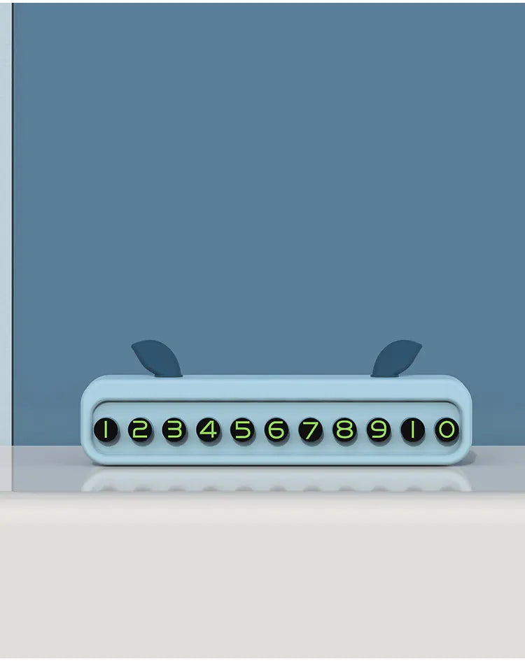 Car Parking Phone Number Sign for Vehicle Relocation