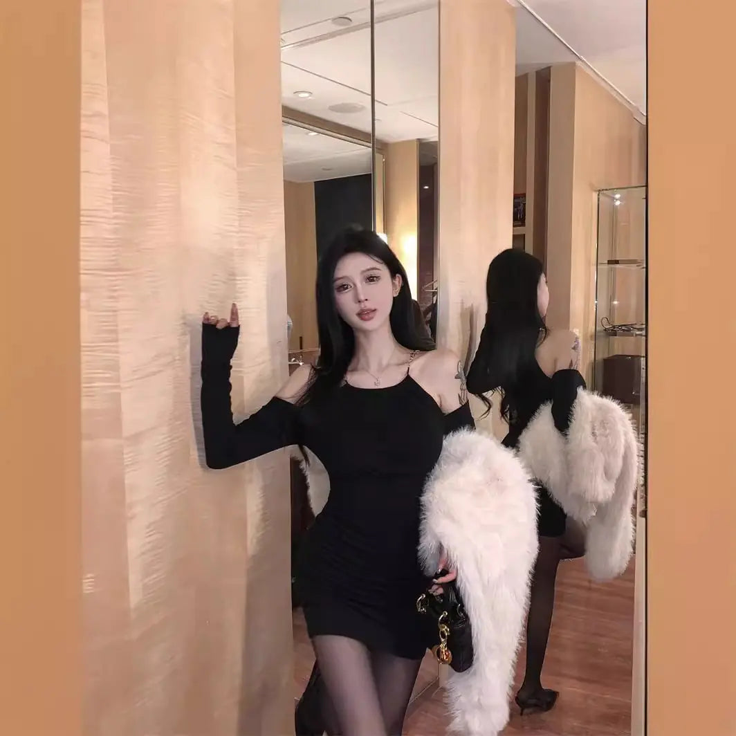 Autumn New Women's Dress with Long Sleeves