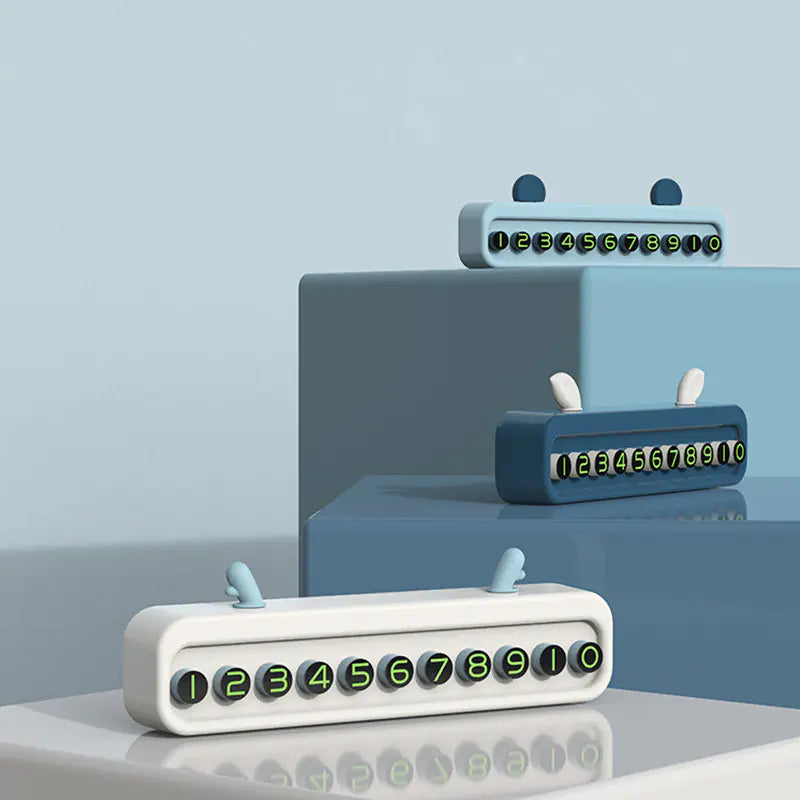 Car Parking Phone Number Sign for Vehicle Relocation