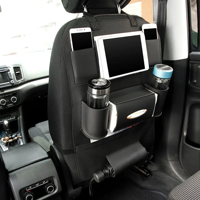 Car Seat Storage Bag with Hanging Organizer Pocket