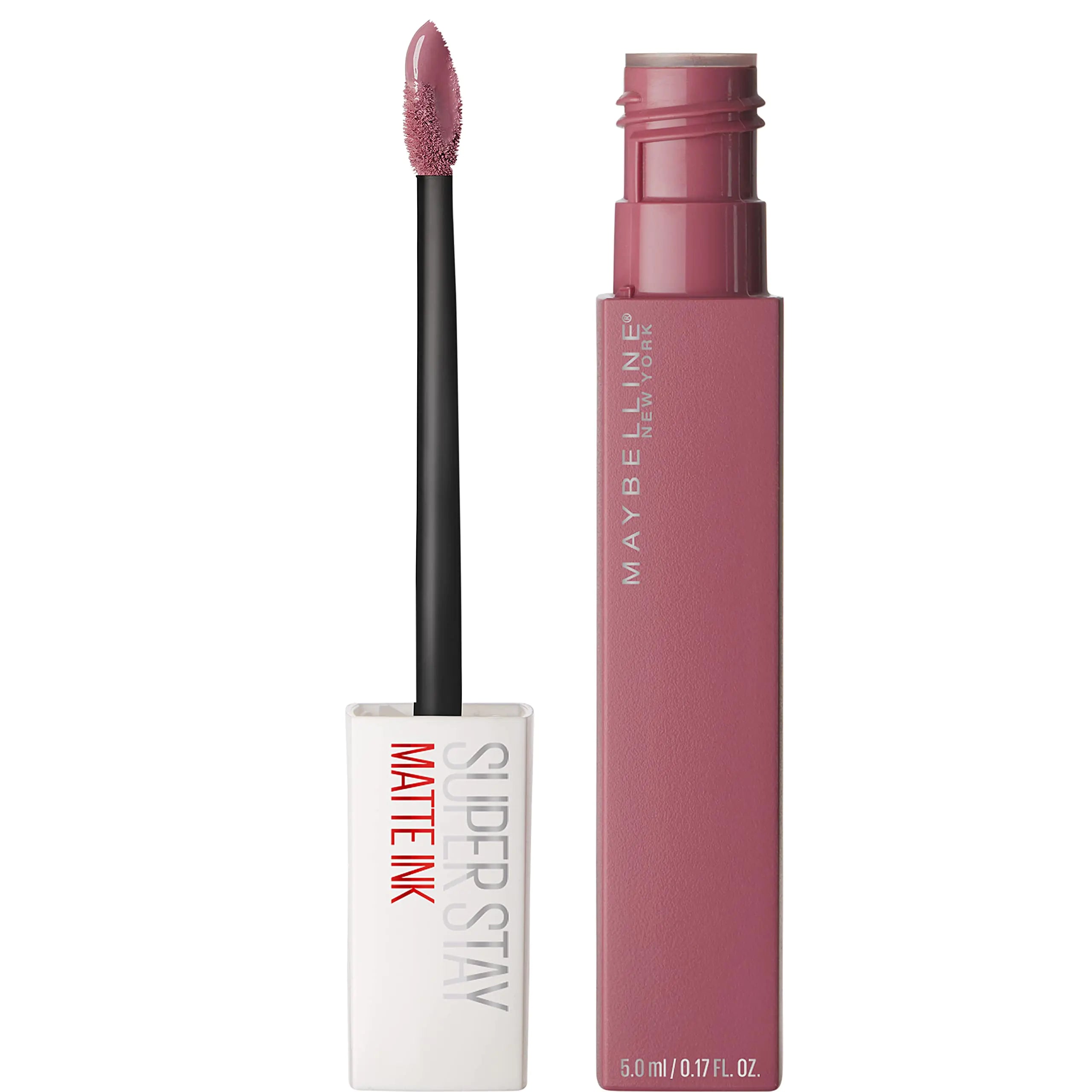 Maybelline Super Stay Matte Ink Liquid Lipstick Makeup Long Lasting High Impact Color Up to 16H Wear Lover Mauve Neutral 1 Count