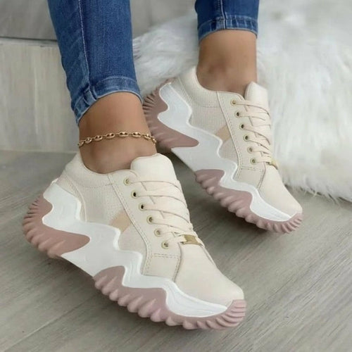 Thick Bottom Canvas Casual Shoes,Women's Sneakers