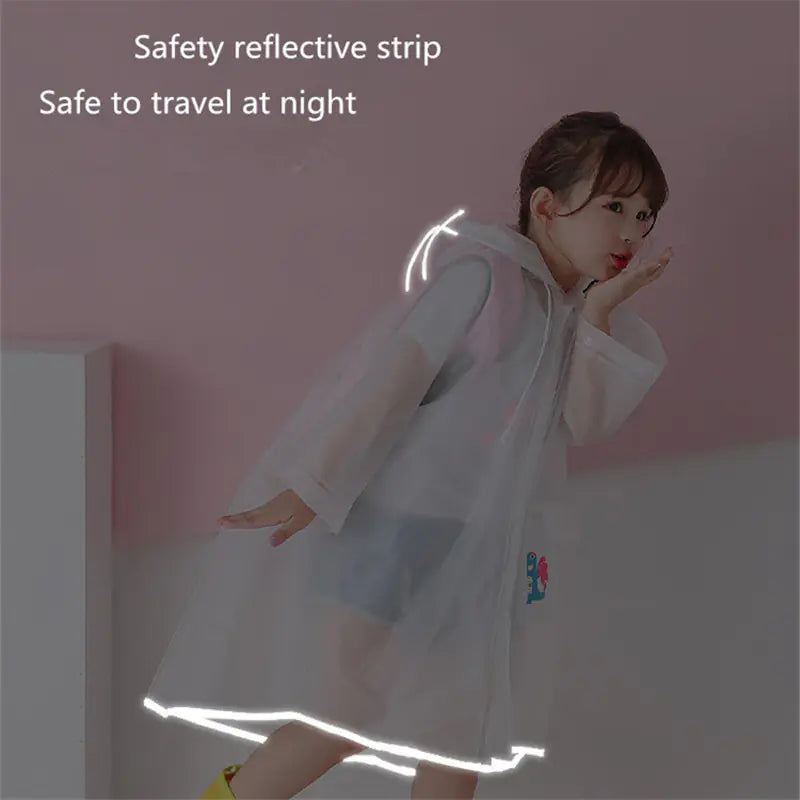 Cute Waterproof Raincoat for Kids - Outdoor Travel Gear
