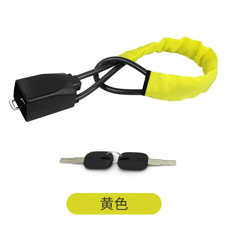 Universal Car Steering Wheel Lock with Steel Cable