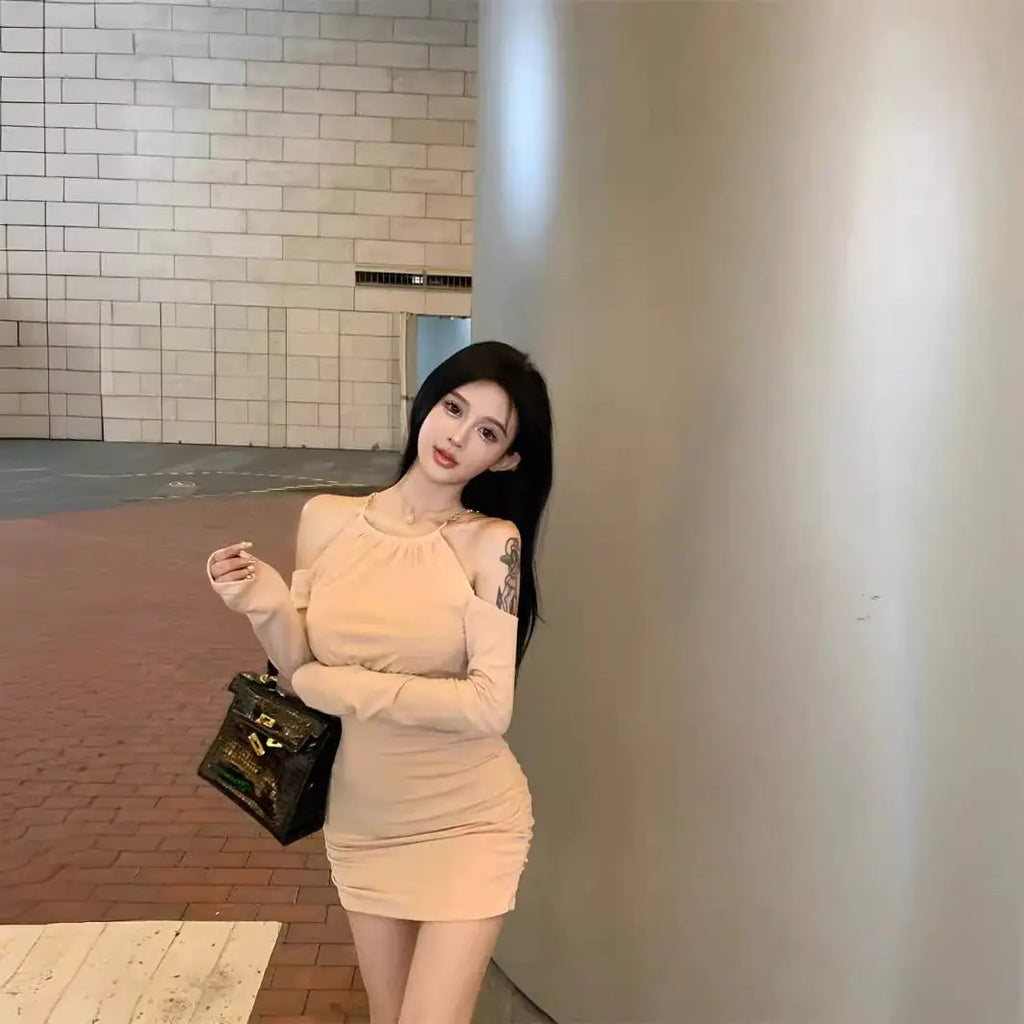 Autumn New Women's Dress with Long Sleeves