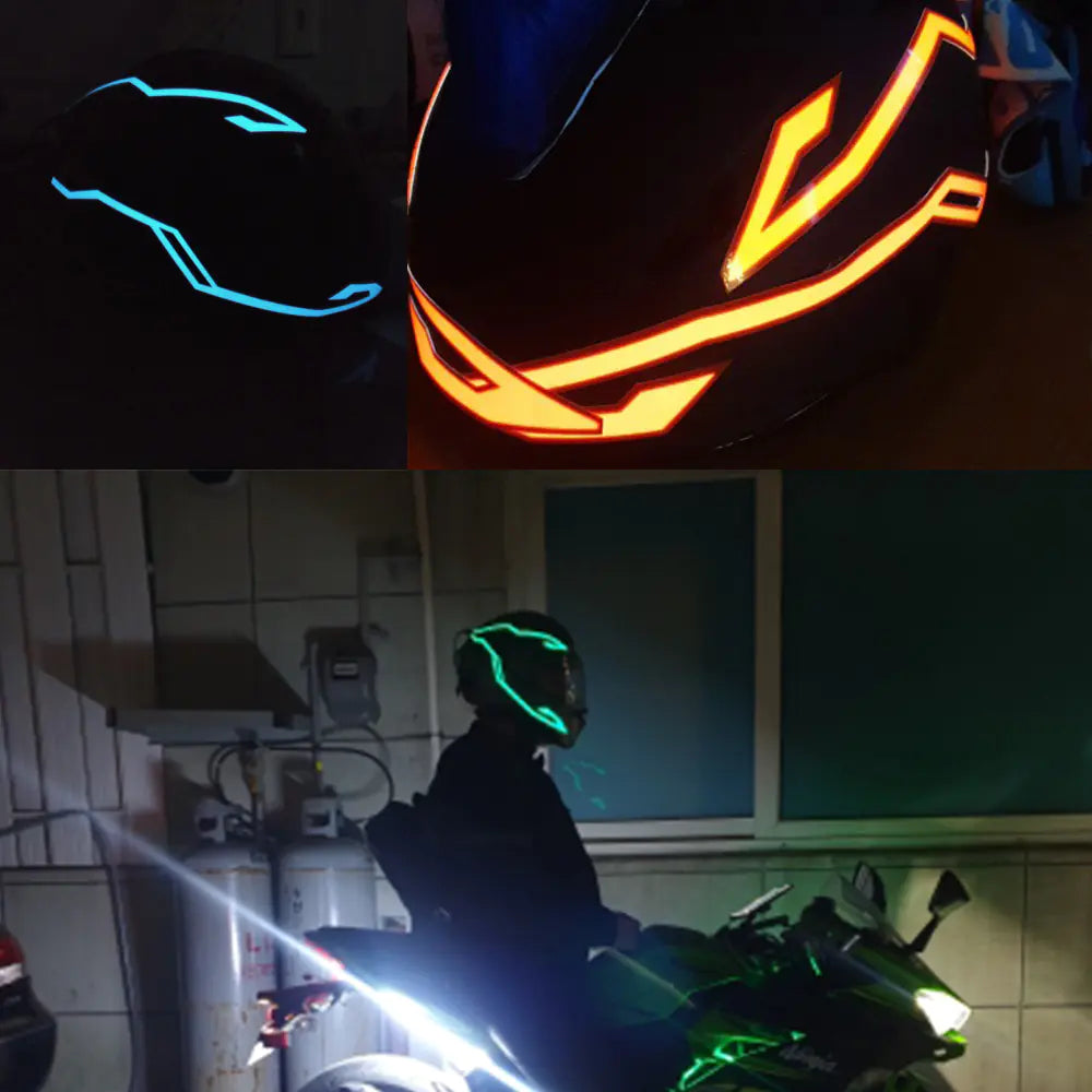 LED Motorcycle Helmet Light Strip for Riding