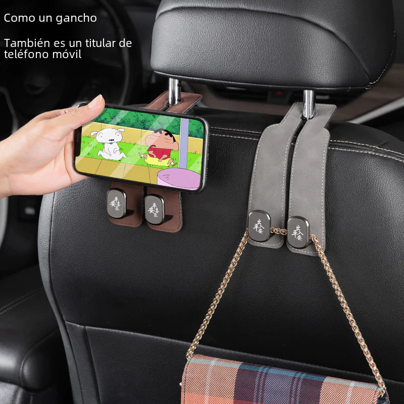 Durable Car Seat Back Hooks for Front Seats Storage
