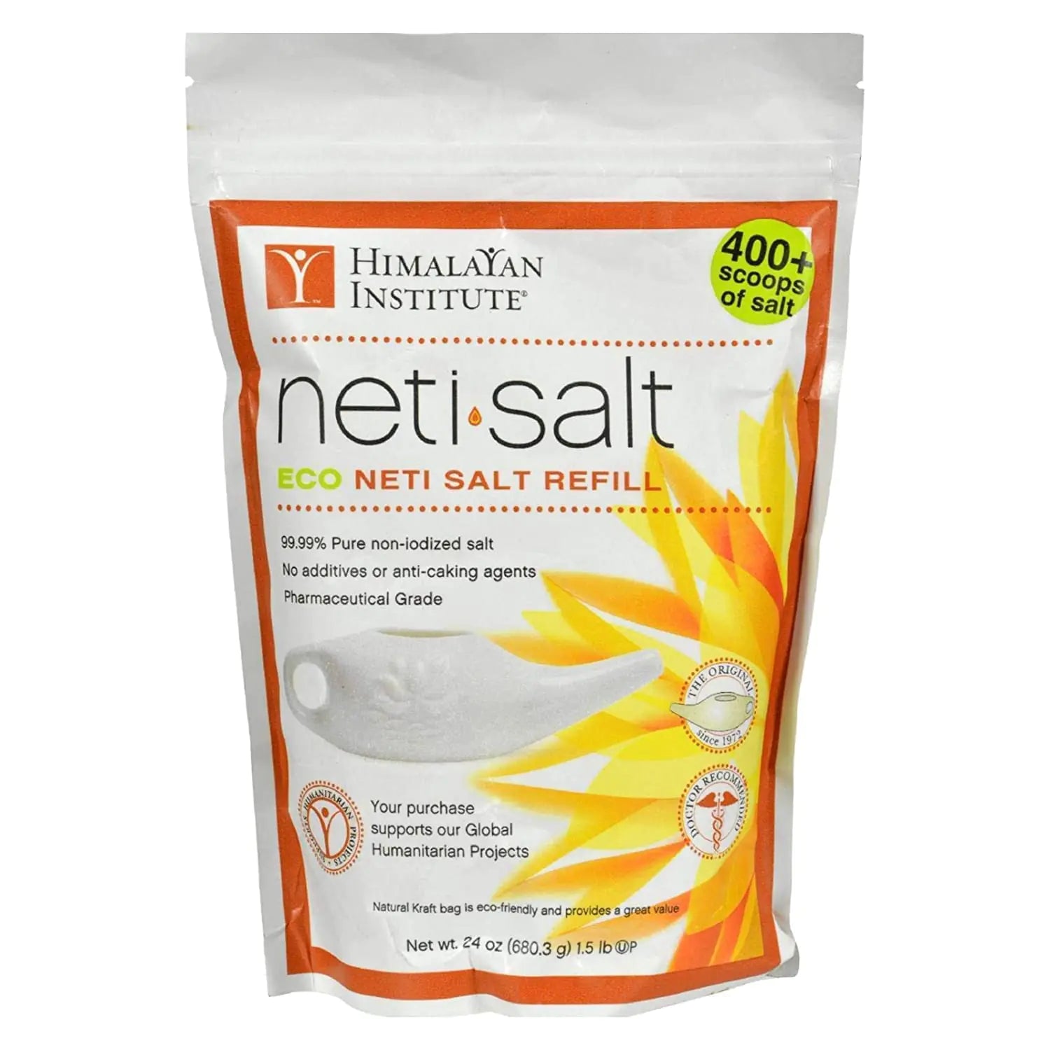 Himalayan Chandra Neti Pot Salt Bag 1.5 Pound