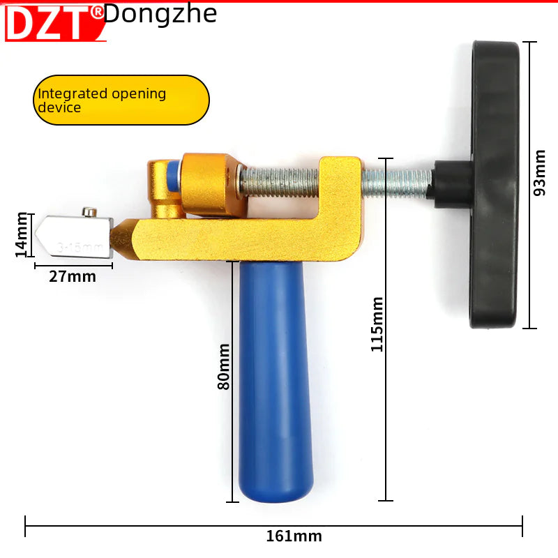 Integrated Glass Cutter for Tiles and Ceramics