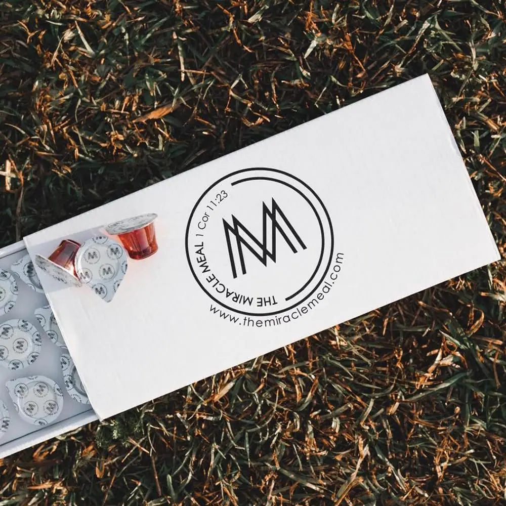 The Miracle Meal Pre-filled Communion Cups and Wafer Set of 21 Cups